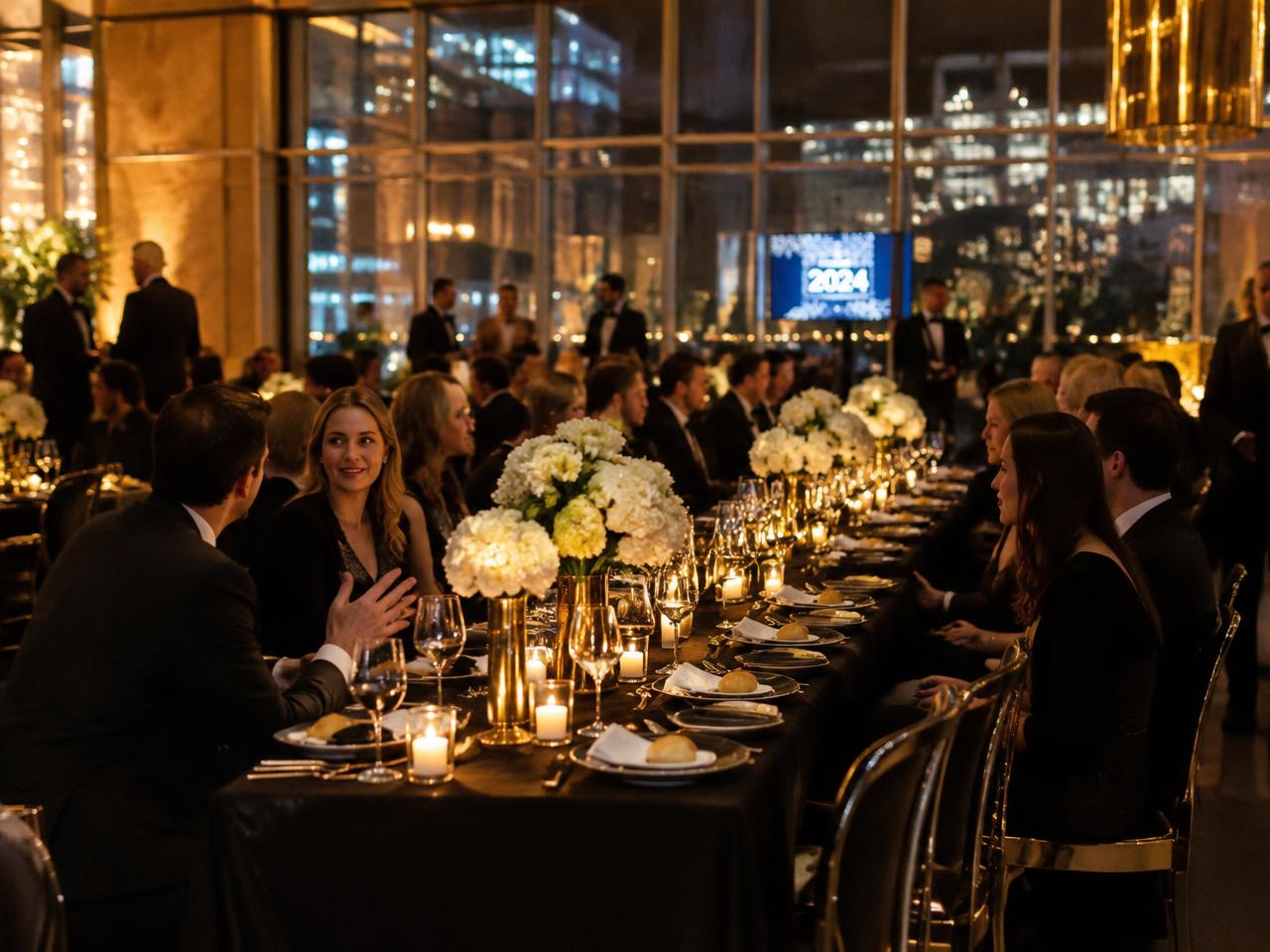 Dîner de gala d'entreprise